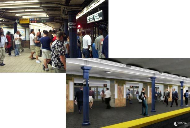 The MTA hopes to alleviate crowding on the platforms.